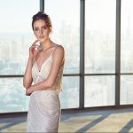 dwuczęsciowa suknia ślubna