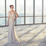 dwuczęsciowa suknia ślubna