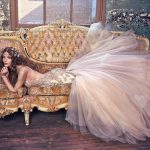 suknia ślubna pudrowy róż