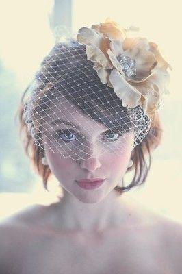 Woalka w stylu retro