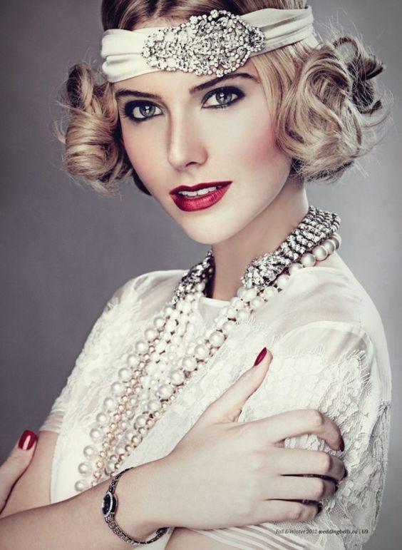 makijaż ślubny w stylu retro