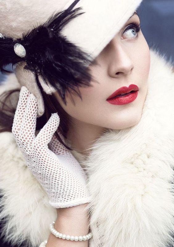 makijaż ślubny w stylu retro