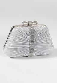 Srebrna torebka ślubna