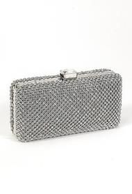 Srebrna torebka ślubna