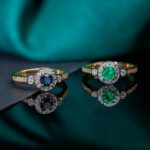 Pierścionki z kolorowymi kamieniam