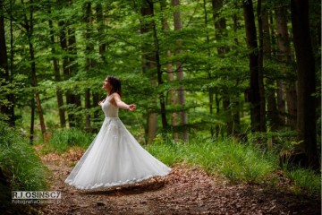 Piękna suknia ślubna z salonu MADONNA XS/S, 160-162cm tegoroczna