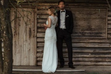 VINTAGE BOHO Koronkowa suknia ślubna (czytaj całość na https://www.planowaniewesela.pl/komis-slubny/