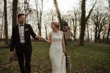 VINTAGE BOHO Koronkowa suknia ślubna (czytaj całość na https://www.planowaniewesela.pl/komis-slubny/