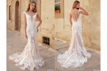Tanio sprzedam przepiękną suknię ślubną firmy Lanesta Malta zakupioną w salonie sukien Ślubnych Mado