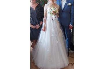 Przecudna suknia ślubna Marisol Anna Sposa Group 34/165+8cm IVORY