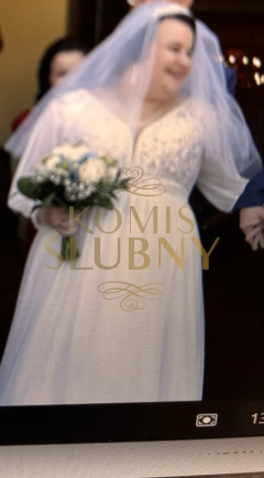 Sprzedam suknię ślubną plus size zwężana 