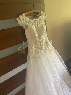 Suknia ślubna • stan idealny • rozmiar na 160-165 cm