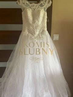 Suknia ślubna • stan idealny • rozmiar na 160-165 cm