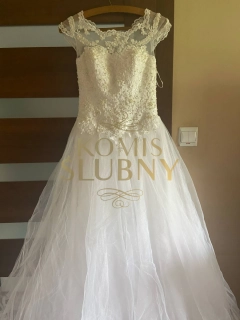 Suknia ślubna • stan idealny • rozmiar na 160-165 cm