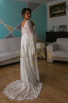 Suknia slubna w stylu boho 