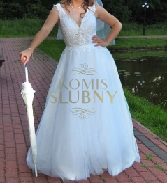 Suknia ślubna księżniczka xs 