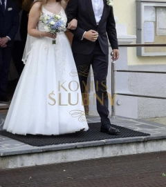 Sprzedam gorsetowa sukienkę ślubną 