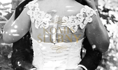 Kremowa suknia ślubna princess