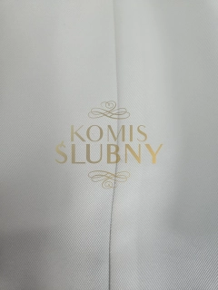 Suknia ślubna z trenem + welon kardynalny