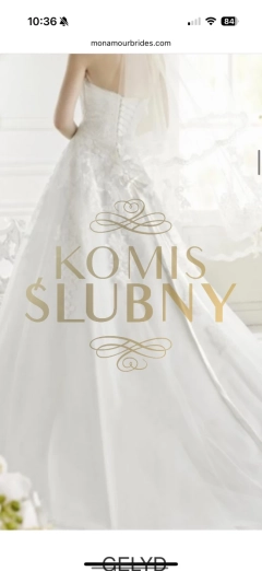 Suknia ślubna szyta na wzór GELYD avenue diagonal