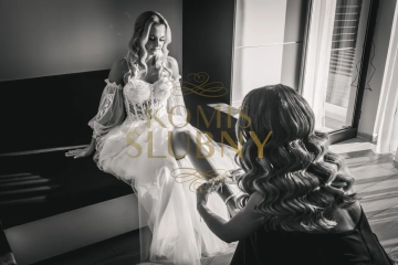 Suknia ślubna gorsetowa 