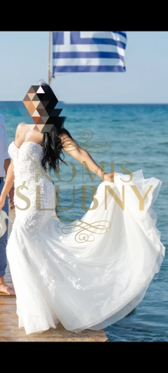 Suknia ślubna syrenka rybka 