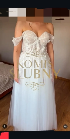 Romantyczna suknia ślubna