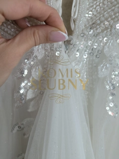 Suknia ślubna ecru, firmy Estera rozmar M / 38 /