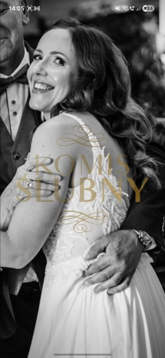 Suknia ślubna linia A rozmiar 38, na wzrost 172 