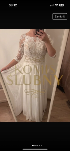 Suknie ślubna śmietankowa Josephine 