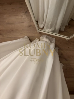 Suknia ślubna Josephine Koronkowa Kremowa