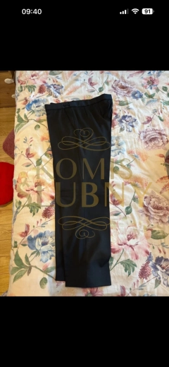 Czarny smoking z wełny 110's Giacomo Conti