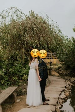 Subtelna suknia ślubna 