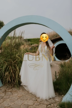 Subtelna suknia ślubna 