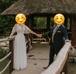 Subtelna suknia ślubna 