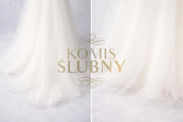 Sprzedam Przepiękną Suknię Ślubną Księżniczki z Tiulu obsypaną brokatem 