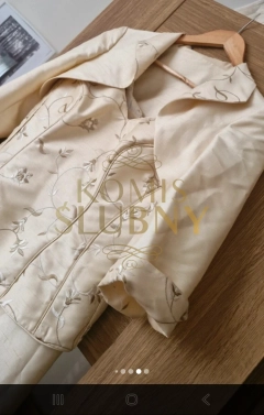 Suknia wieczorowa, bolerko, torebka