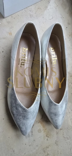 Srebrne baleriny roz 37 nowe