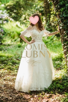Przepiękna biała suknia ślubna typu Princessa (Księżniczka)
