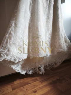 Sprzedam suknię ślubną ecru typu rybka 