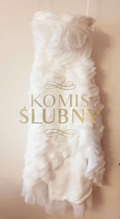 Suknia ślubna złamana biel/ecru rozmiar  XS/S 34/36