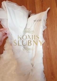 Suknia ślubna złamana biel/ecru rozmiar  XS/S 34/36
