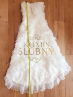 Suknia ślubna złamana biel/ecru rozmiar  XS/S 34/36