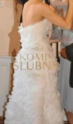 Suknia ślubna złamana biel/ecru rozmiar  XS/S 34/36