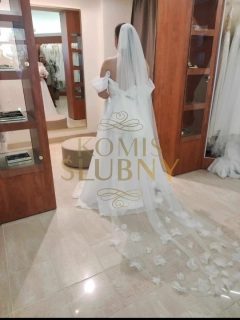 Welon długi z kwiatkami 3D