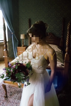 Suknia ślubna księżniczka – szyta na miarę, stan idealny S (160 cm)