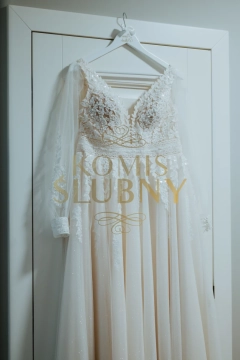 Suknia ślubna boho/glamour